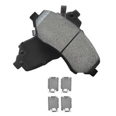 Front Disc Brake Rotors + Ceramic Brake Pads Kits for Jeep Liberty Dodge Nitro