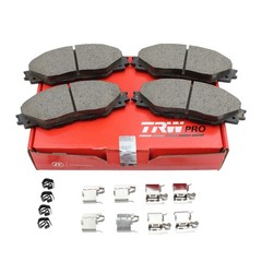 DuraGo Front Rear Disc Brake Rotors TRW Ceramic Pads Kit for RAV4 L4 V6 09-18