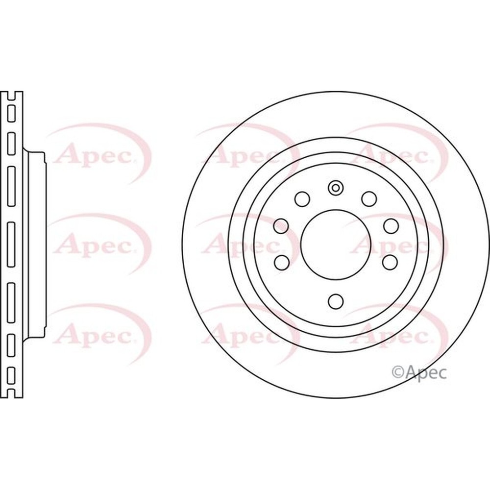 Apec Rear Brake Disc DSK2385 – OE High Quality Precision Engineered Part