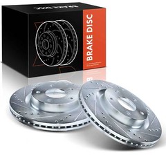 New Front Left & Right Sides Drilled Brake Rotors for Nissan Altima 2007-2019