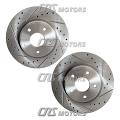 12.91″ Rear Drilled Brake Rotors For Chrysler Town & Country Pacifica Voyager