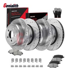 Front & Rear Rotors Brake Pads Kit for 2008 – 2011 Dodge Nitro Jeep Liberty 5LUG