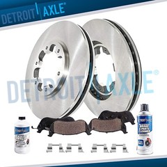 280mm Front Disc Rotors + Ceramic Brake Pads for Colorado GMC Canyon Isuzu I-370