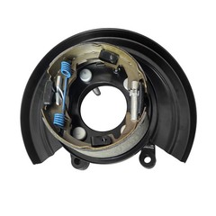 Rear Passenger Parking Brake Assembly w/ Backing Plate for Ford F-250 Super Duty