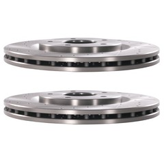 Front Brake Rotors & Pads Kit for Chrysler Voyager 2020-2021 Ram C/V 2012-2015