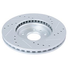 Front Ceramic Brake Pads & CrossDrilled Rotors For Cruze Sonic