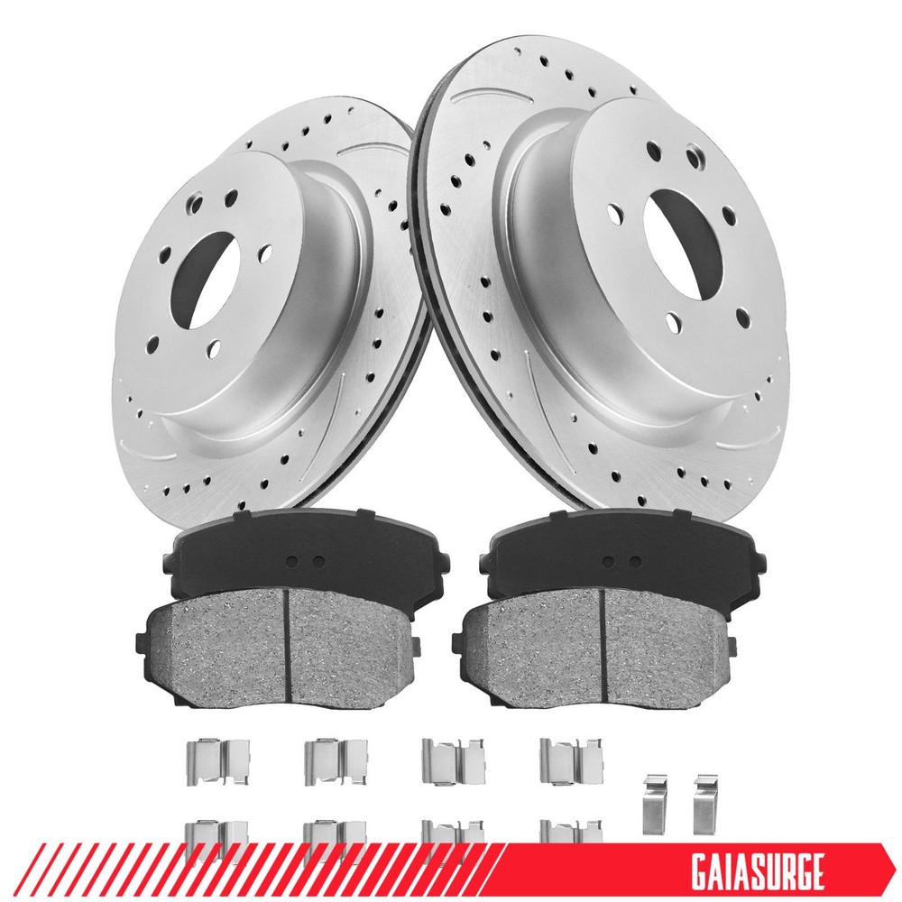 12.6in Front Brake Rotors + Pads Kits fits MAZDA CX-9 2007-2012 2013 2014 2015