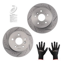 Rear Brake Rotors Kit for Lexus ES350 2007-2012 Toyota Avalon 2008-2012 S31433