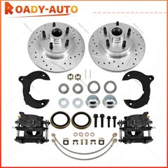 For Ford Mustang II, 5×4-1/2″ Bolt Pattern,Complete 11″ Front Disc Brake Kit New