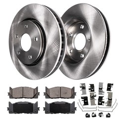 For Toyota Camry Brake Rotors with Pads Front 5 Lugs 296mm Disc Brake Kits