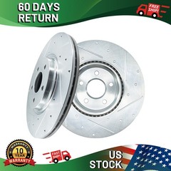 FRONT 12.60” Drilled Rotors for Volvo C70 S40 V50 Ford Escape Transit Connect