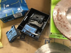 Genuine Peugeot 106 citroen saxo AX 238mm FRONT Brake Discs & pad 4249C5 4246GO