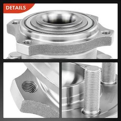 8x Rear Drilled Rotor & Brake Pad + Wheel Hub Bearing for Dodge Charger Chrysler
