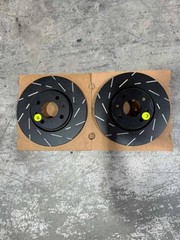 EBC USR Front Slotted Rotors For 13-19 Fiat 500