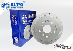 REAR LH BRAKE ROTOR SOLID & GEOMET COATED D&S 269mm FOR TOYOTA SOLARA 02-08 3.0L