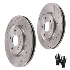 Front Disc Brake Rotors Kit for Dodge Grand Caravan 2012-2020 Journey 2012-2020