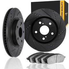 For Ford Escape 2005-2012 Brake Rotor Set | Front | Vented | Drilled And Slotted