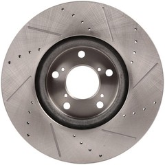 Front Drilled Slotted Brake Rotors For Acura MDX RLX 2010 2011 2012 2013 ZDX