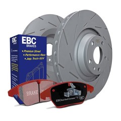 EBC Brakes S4KR1358 S4 Kits Redstuff and USR Rotor Fits 11-18 Q5 S4 S5 SQ5
