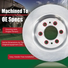 11.81 inch (300mm) Rear Disc Brake Rotor for BMW 130i 325xi 328i xDrive 328xi X1