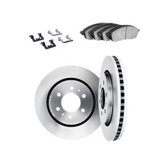 For Chevy K1500/K2500/K3500 1990-1994 Brake Rotor Set Front | Cast Iron | 5 Lug