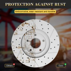 Front Rear Drilled Brake Rotors Pads For Town & Country Grand Caravan Journey VW