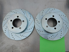 Front Drilled Brake Rotors for 2002-2005 Ford Explorer Mountaineer 54094 (G4BG)