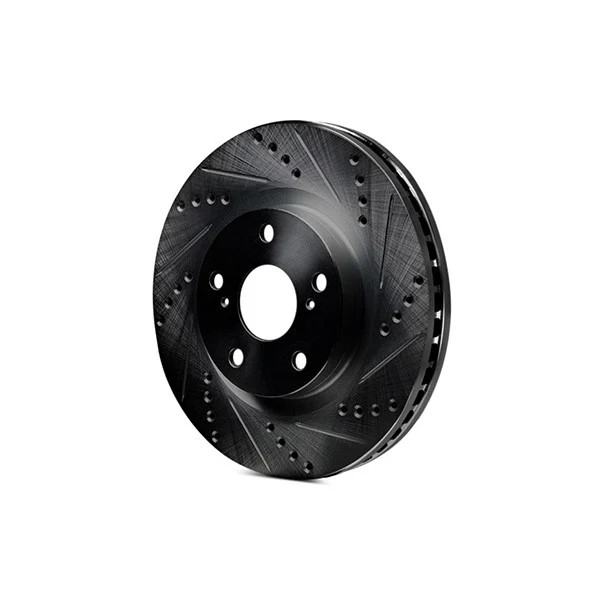 For Toyota Yaris 19-25 Brake Rotor eLINE Drilled & Slotted 1-Piece Front