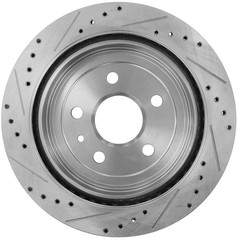 2pcs Rear Drilled Brake Rotors for Chevrolet Camaro 10-15 Cadillac CTS 2008-2019