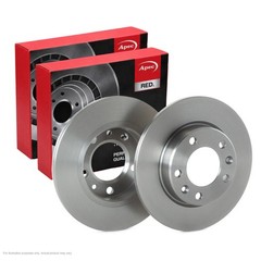 2X APEC Rear Brake Discs for PEUGEOT 308 SW II 2014-21 249mm Solid DSK3259