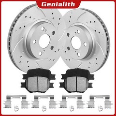 Front Drilled Rotors +Ceramic Brake Pads For 2000 2001 2002-2005 Toyota Celica