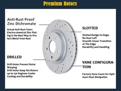 Fit for Lexus RX350 RX450H 328mm Front 309mm Rear Drilled Brake Rotors Pads Kits
