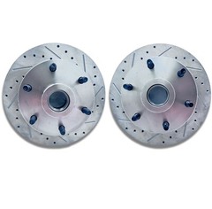 6×5.5 11″ Mustang 2 II Rotors 6 Lug Drilled and Slotted (PAIR)