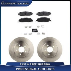 Front Disc Rotors Ceramic Brake Pads for 2011 2012 2013 2014 Ford Mustang 3.7L