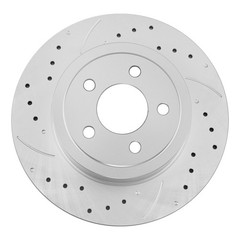 Front & Rear Drilled Slotted Rotors + Pads for Dodge Charger Challenger 300 V6