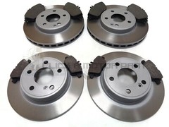 Front And Rear Brake Discs And Pads Set For Infiniti Q30 1.5 1.6 2015-2020