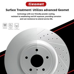 Front Rear Brake Rotors & Pads For 2012-16 Town & Country Grand Caravan Journey