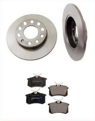 2002-2005 Audi A4 Rr 245mm Brake Rotor Pads Kit Rotor