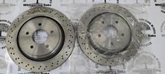 2005-2013 Chevy Corvette NEW Pair Rear Vented 13 inch Rotors BR900972