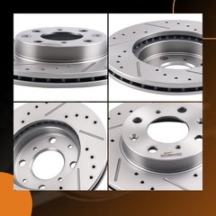 Front Brake Rotors Set for Honda Civic Del Sol 1993-1997/CRX 1990-1991 S31029