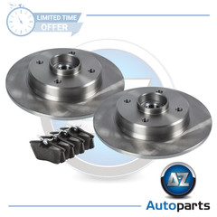 For Citroen – C3 Aircross MK2 1.6D 2017-On Rear 244mm Brake Discs and Pads