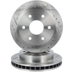 Drilled Vented Fits Gmc K2500 Pickup 1988 – 1998 6 Lug 2X Brake Rotors Front
