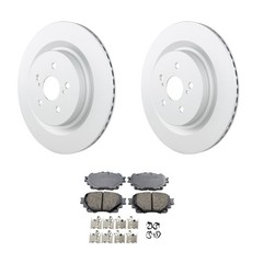 Bosch QuietCast Rear Rotors Akebono ProACT Ceramic Brake Pad Kit For Highlander