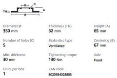 Brembo 09.A817.11 Prime UV Coated Drilled Vented Brake Rotors – Front Pair