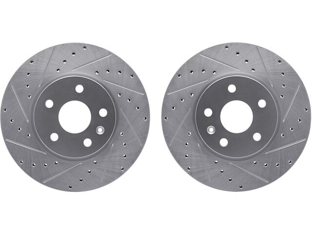 Dynamic Friction 66VT44H Front Brake Rotor Set Fits 2010 Buick Allure