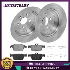 Rear Disc Brake Rotors Pads Kit for 2013 – 20 Ford Fusion 2013 – 16 Lincoln MKZ