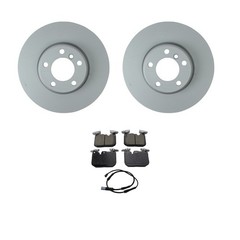 Zimmerman Front Rotors Akebono Euro Disc Brake Pads Kit For F23 228i 230 F30 330
