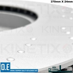 FOR BMW 740e Le G11 G12 M SPORT REAR BRAKE DISCS TEXTAR PADS 370mm