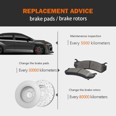 321mm Front Brake Rotors+Ceramic Pads for Chevy Equinox Impala Terrain Regal