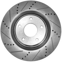 325mm Front Drilled Brake Rotors for Cadillac XLR 2005-2007 Chevy Corvette Pair